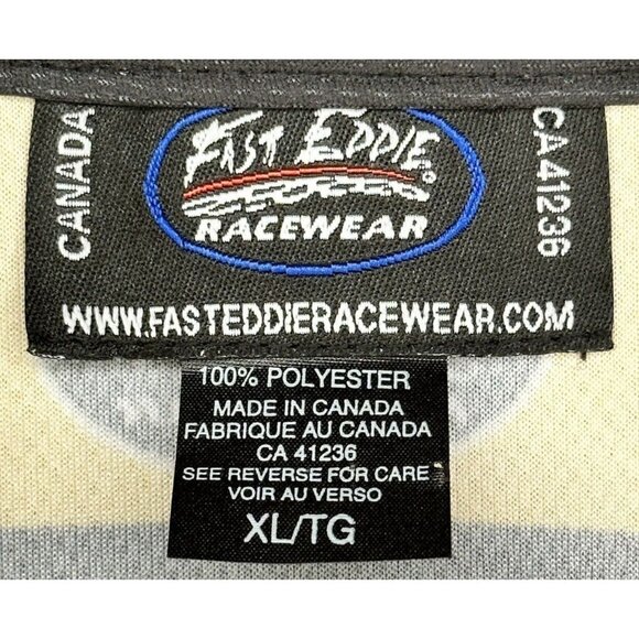 Fast Eddie Racewear Mens Shirt Castrol SLX Cycling Jersey 1/4 Zip Size XL - Picture 7 of 9